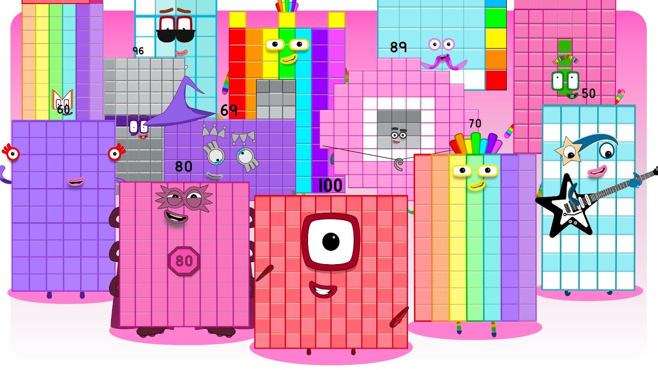 Sprunki OC Numberblocks 50 to 100 | Compilation Incredibox #sprunki #numberblocks #incredibox