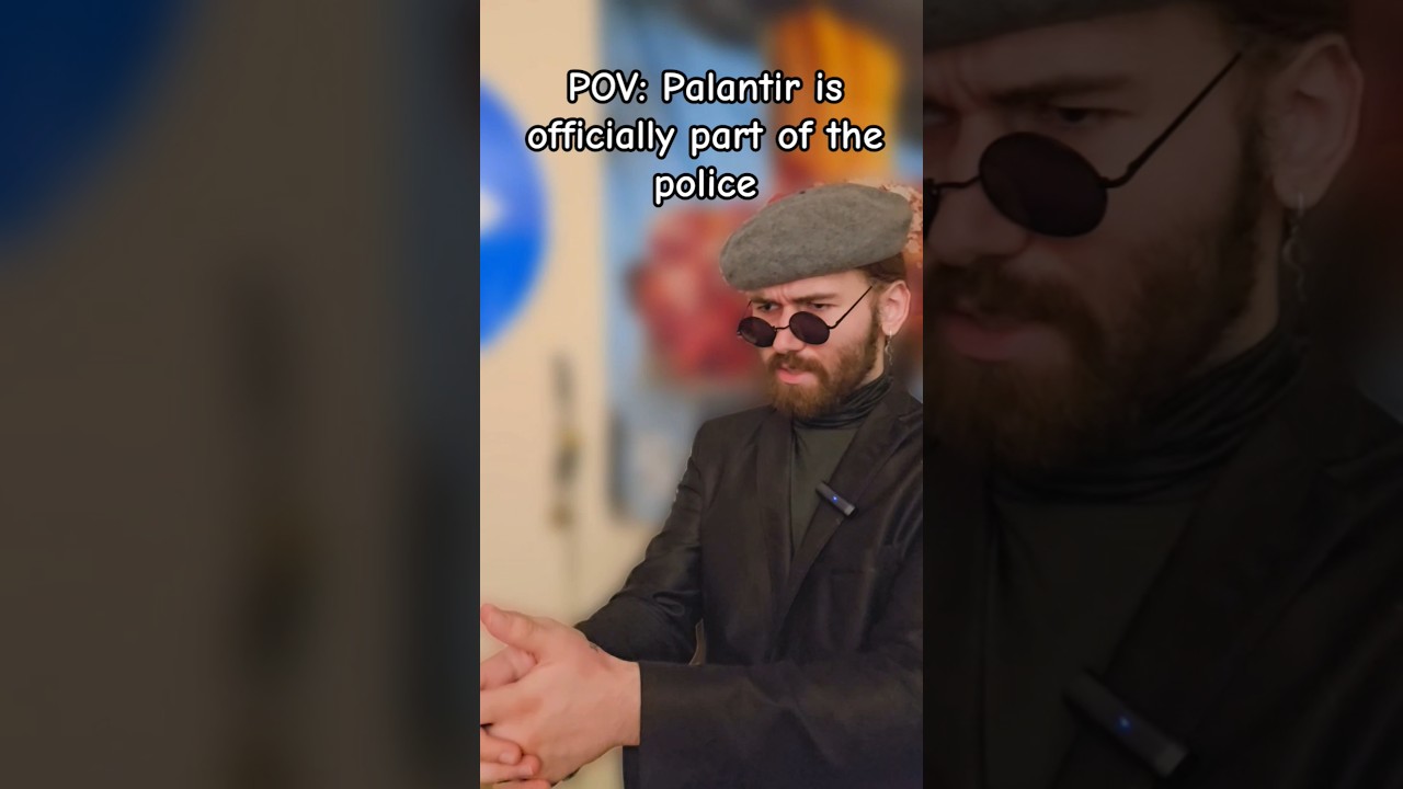 When AI is part of the Justice System #palantir #police #usa #satire #zanaty