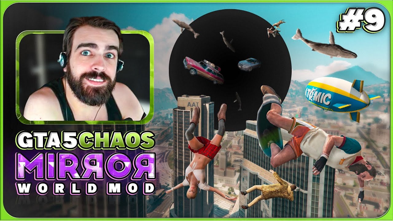 GTA 5 Chaos Mod Challenge: Mirror World & Rainbomizer Madness! Episode 9 - S07E09