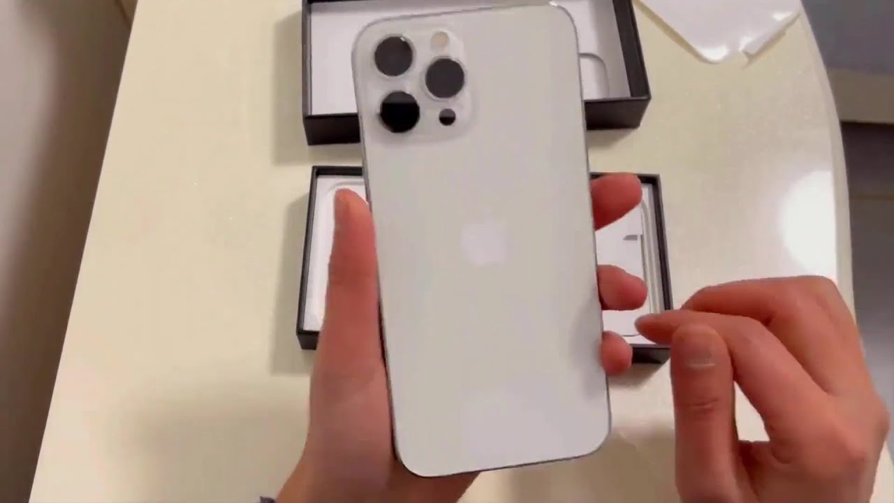 Iphone 14 pro max sliver colour unboxing & hands on ⚡⚡⚡ #iphone #iphone14pro #iphone14promax