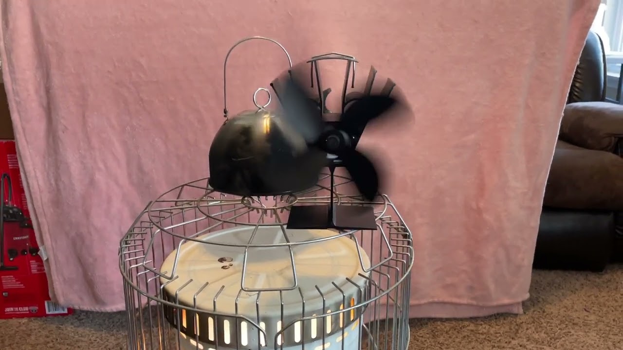 Wood Stove Fan on Kerosene Heater