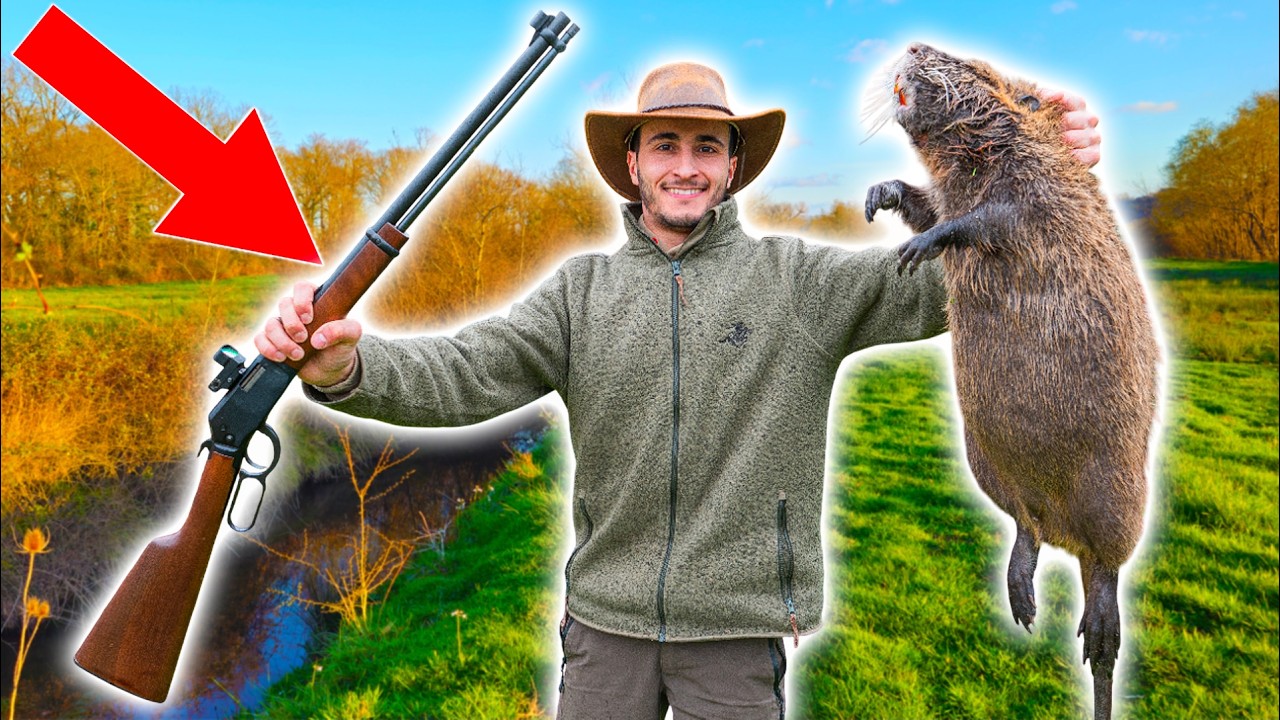 Je Chasse d'Énormes Ragondins avec ma Nouvelle Carabine ! (en mode cowboy)
