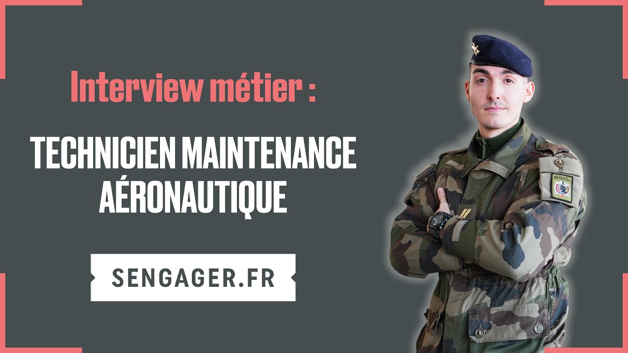 Maréchal des logis Célian, technicien maintenance aéronautique