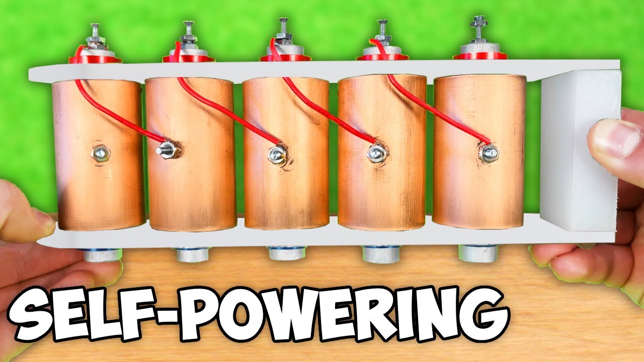 A Crystal Cell Battery That Charges Itself