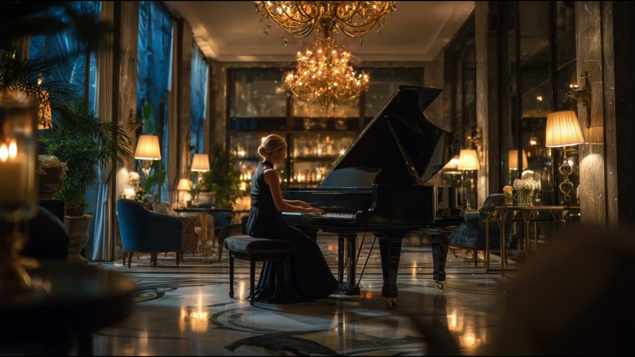 Midnight Ambient Jazz 🌙 Minimal Piano Lounge for Deep Focus