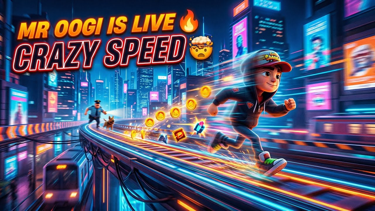🚨Mr OOGI IS LIVE 🔴Subway surfers 🔥 |  #subwaysurfers #subway #SubwaySurfersLive #shortsfeed