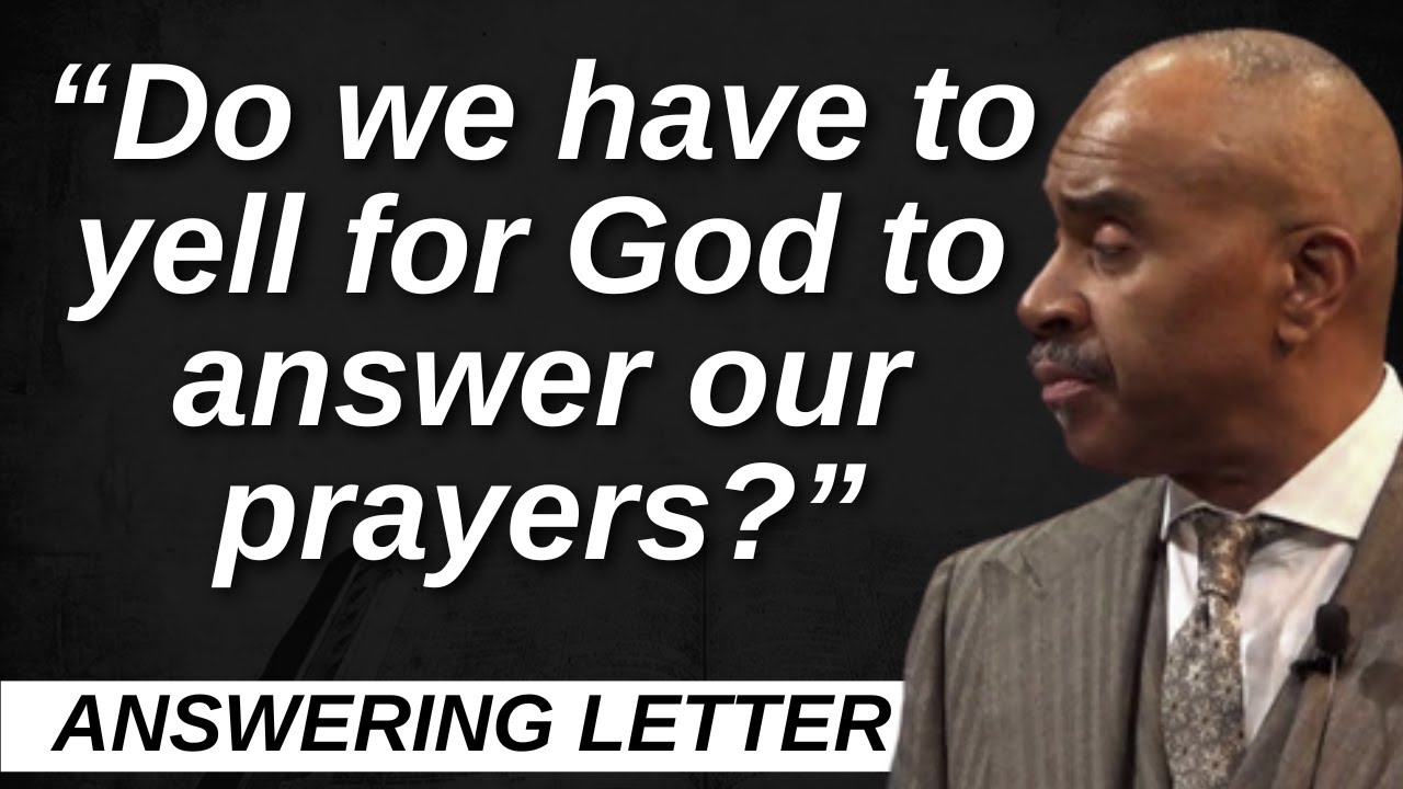 Pastor Gino Jennings Answers a Letter: Do We Have to Yell for God to Answer Our Prayers?