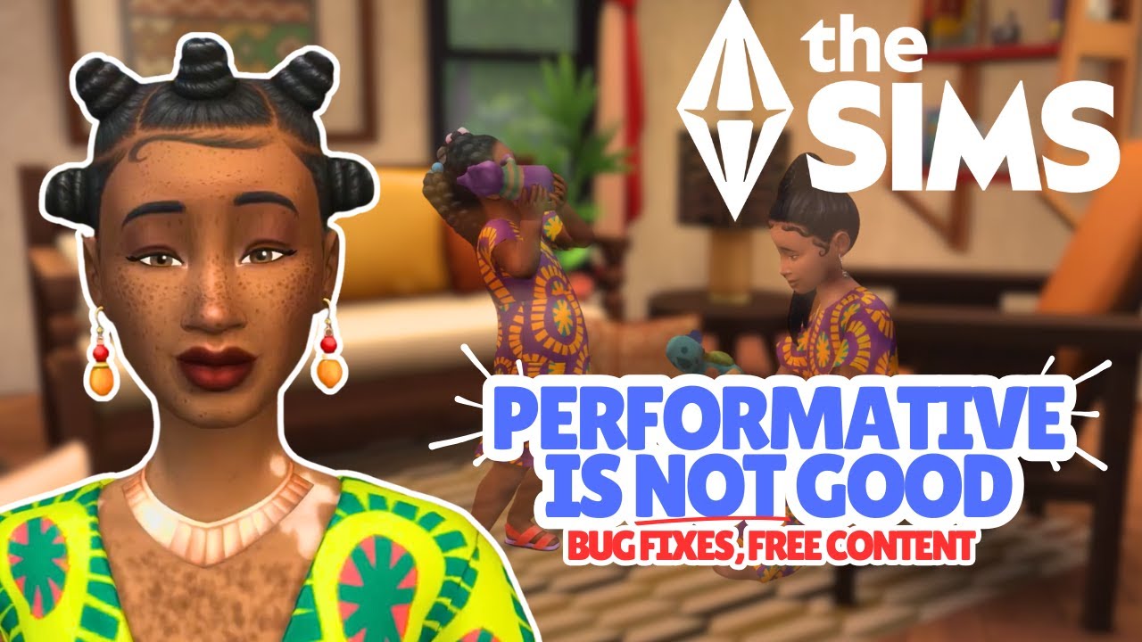 Эй, так это не нормально | Последние обновления The Sims 4 (150 исправлений ошибок и западноафрик...