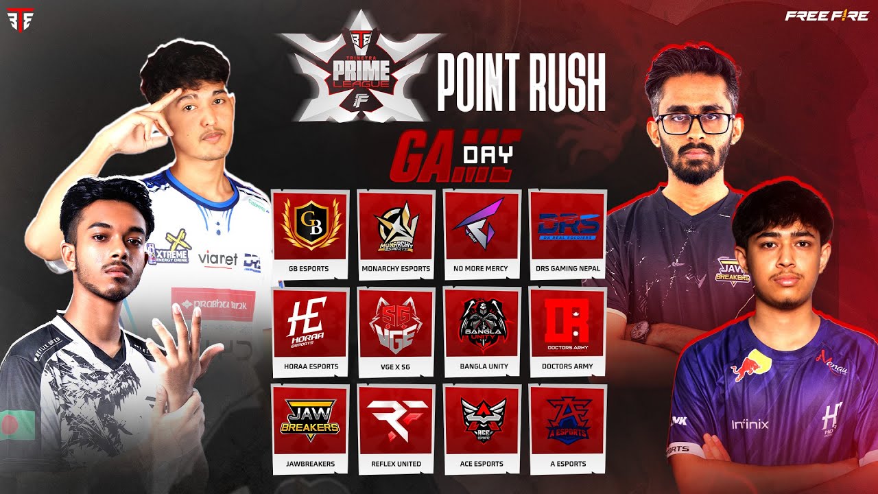 [ 🔴LIVE ] TRE PRIME LEAGUE || FINALS • DAY-1| POINT RUSH || FT @JB.FREAK22@HoraaEsportsOfficial