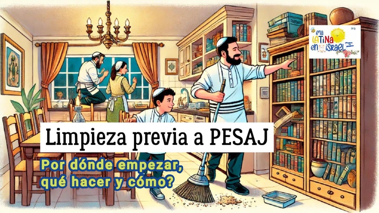 Qué se limpia en PESAJ #CulturaJudía #Torá #Mitzvot