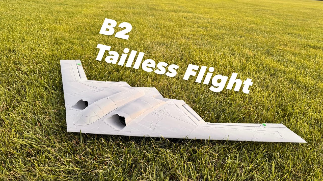 B2 Stealth Bomber First Tailless ￼Flight!
