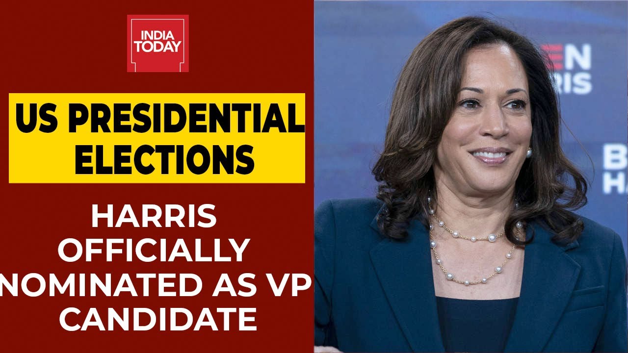 US Presidential Elections 2020: Kamala Harris Officially Nominated As Vice-presidential Candidate