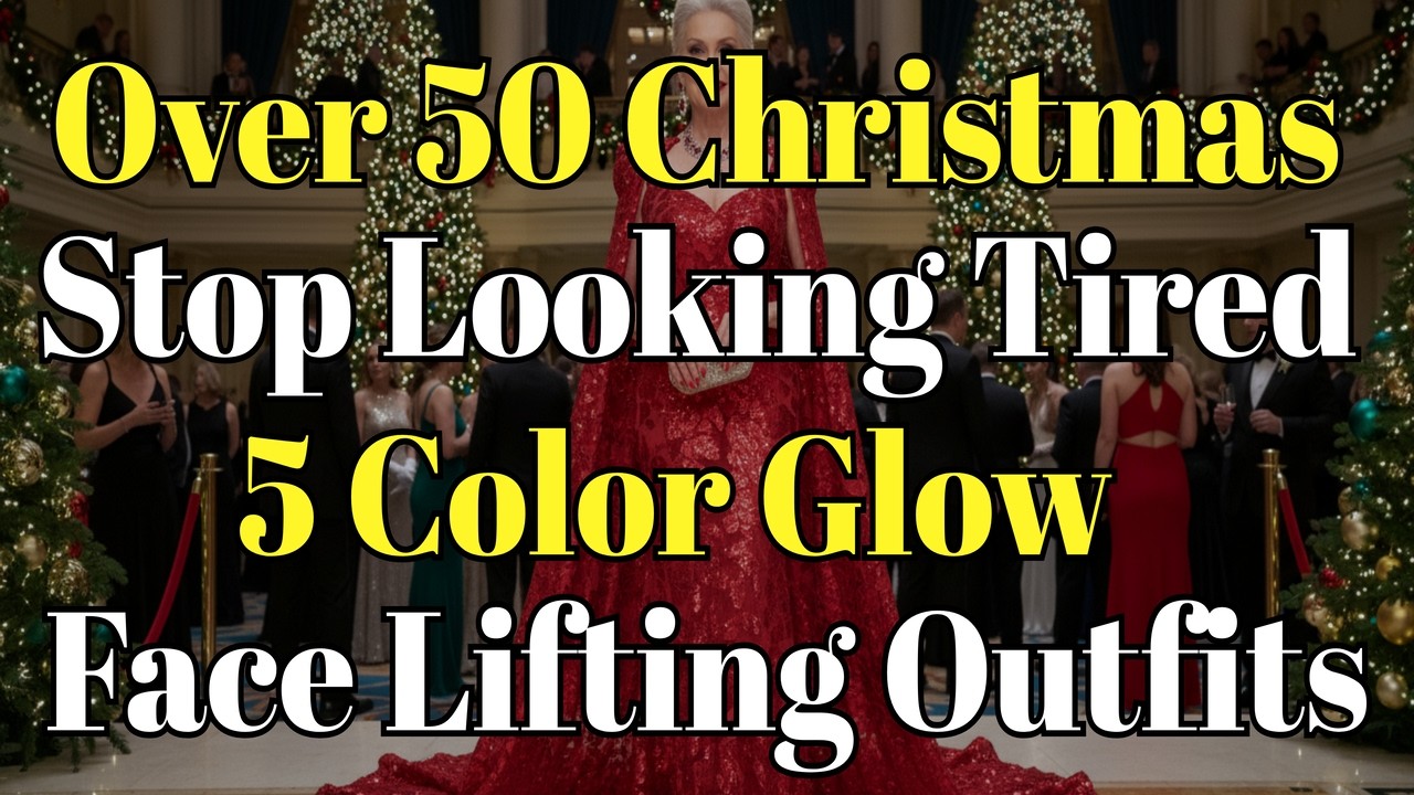 50+ Christmas Style: Glow with These 5 Flattering Colors!