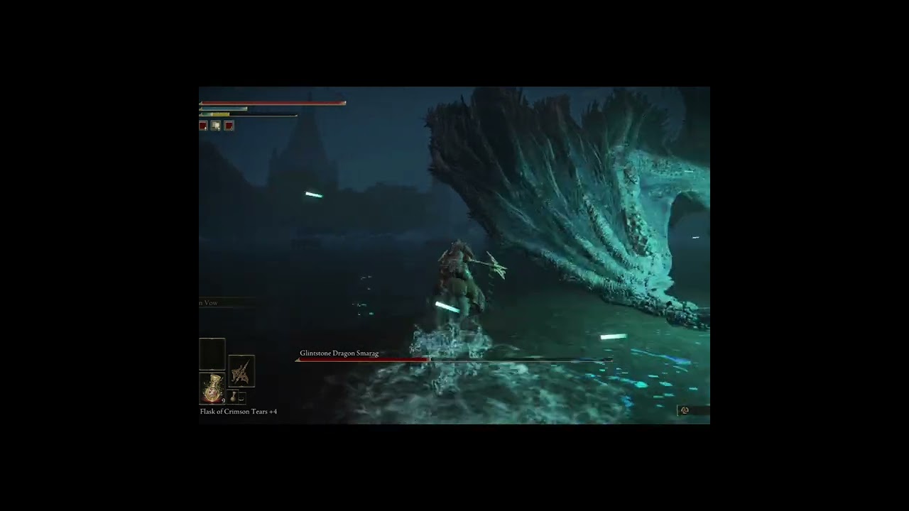 Defeating Glintstone Dragon Smarag in Elden Ring