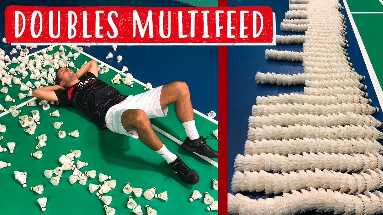 Doubles Multifeed Exercises - Training to Quickly Improve Your Badminton!