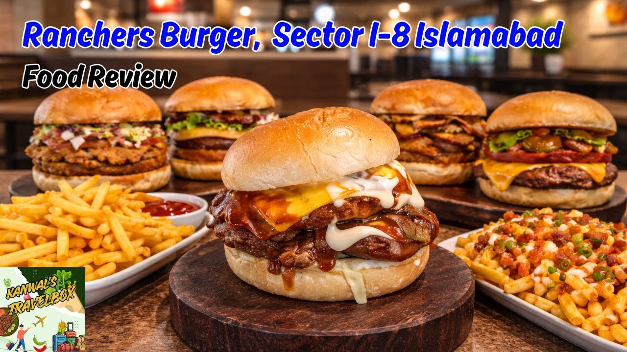 Ranchers Burger Islamabad Review - Best Burgers in I-8 Sector? | Kanwal's TravelBox