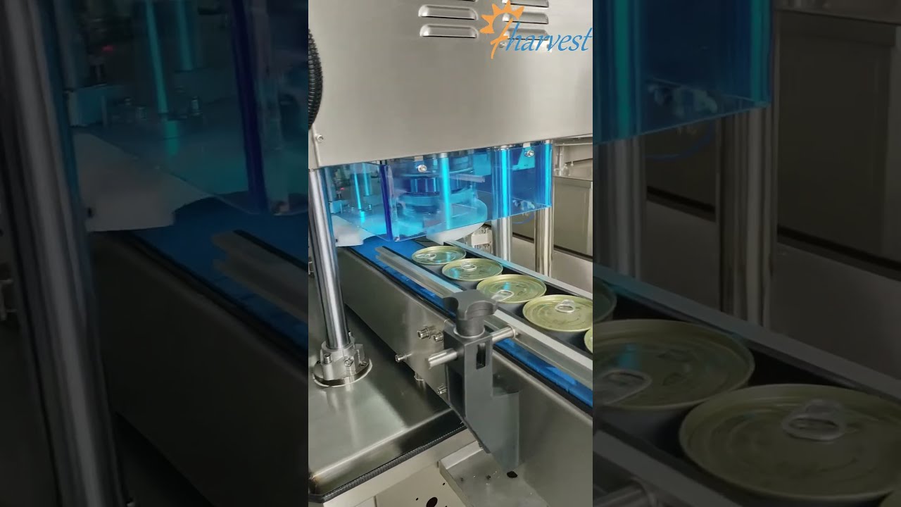 #Automatic fish, seafood #tin can #sealing machine, auto servo #washable metal #can #seamer #machine