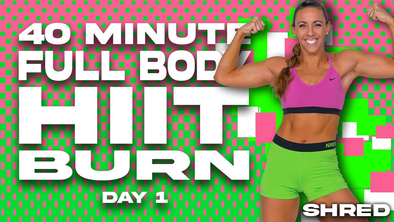 40 Minute Strength and Conditioning Workout | SHRED - DAY 1