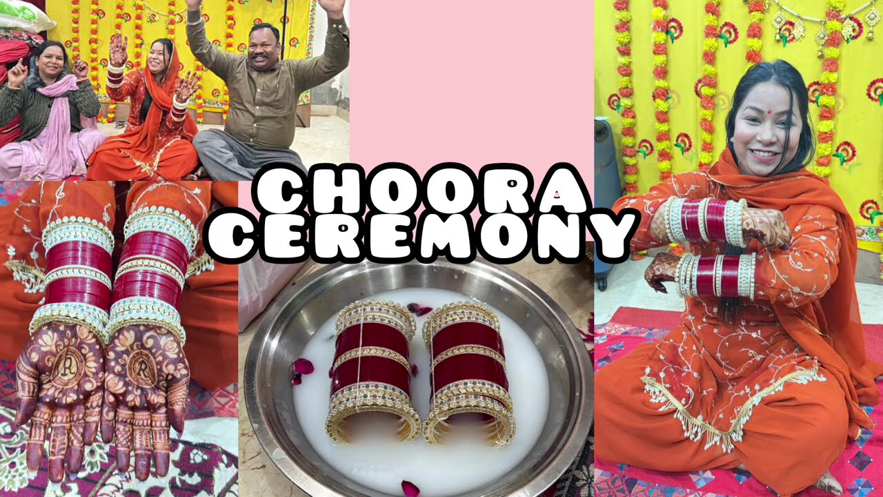 Choora ceremony ❣️#vlogger #ytstudioes #dailyvlog #vlog 