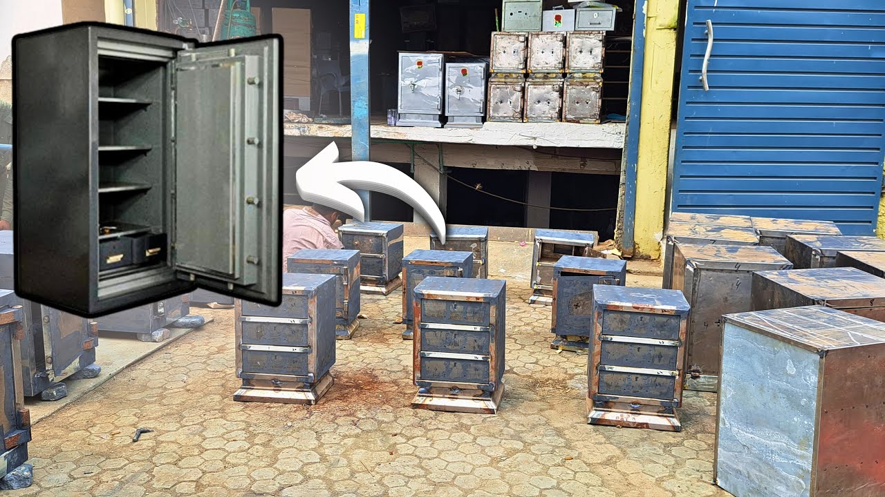 The amazing process of making metal security locker || Building a Fireproof Safe