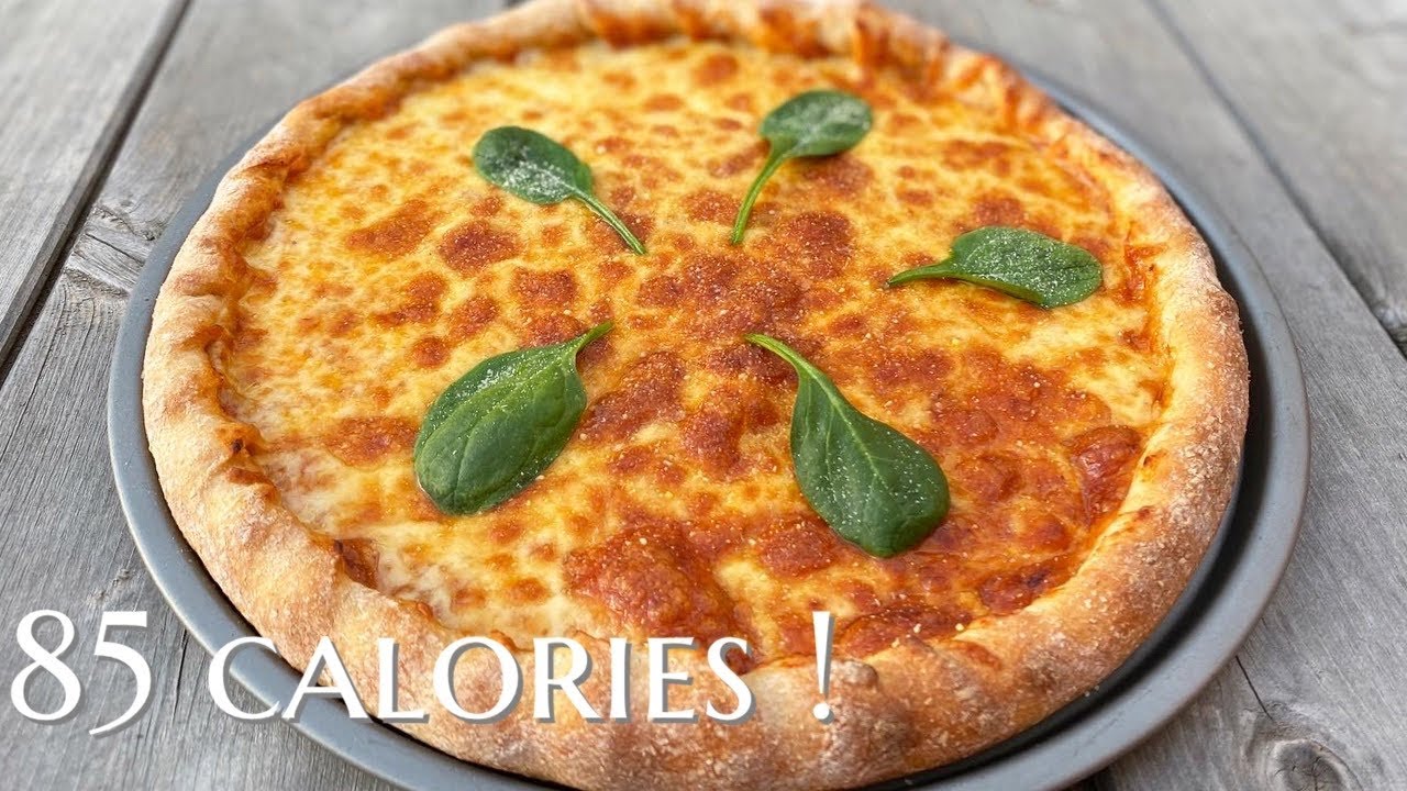 بيتزا صحيه بأقل السعرات بدون ( خميره ، زيت او زبده ، سكر و حليب)! Eggless, oil, yeast &sugar free