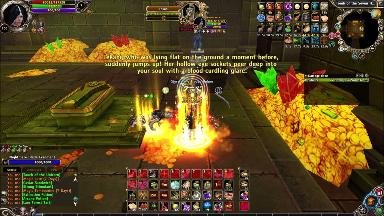 Runes of Magic - Tomb of the Seven Heroes (Hard Mode Full Run Solo) by Avoidance as (Scout / Rogue)