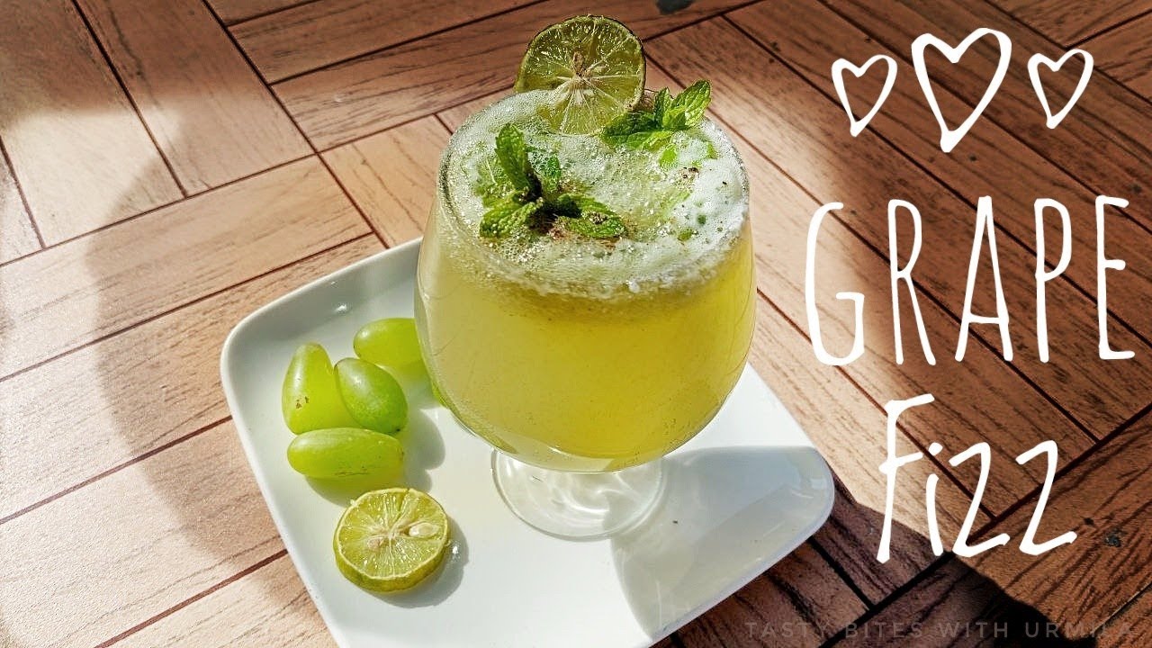 How  to Make a Grapes Fizz recipe  | Tasty bites with urmila|