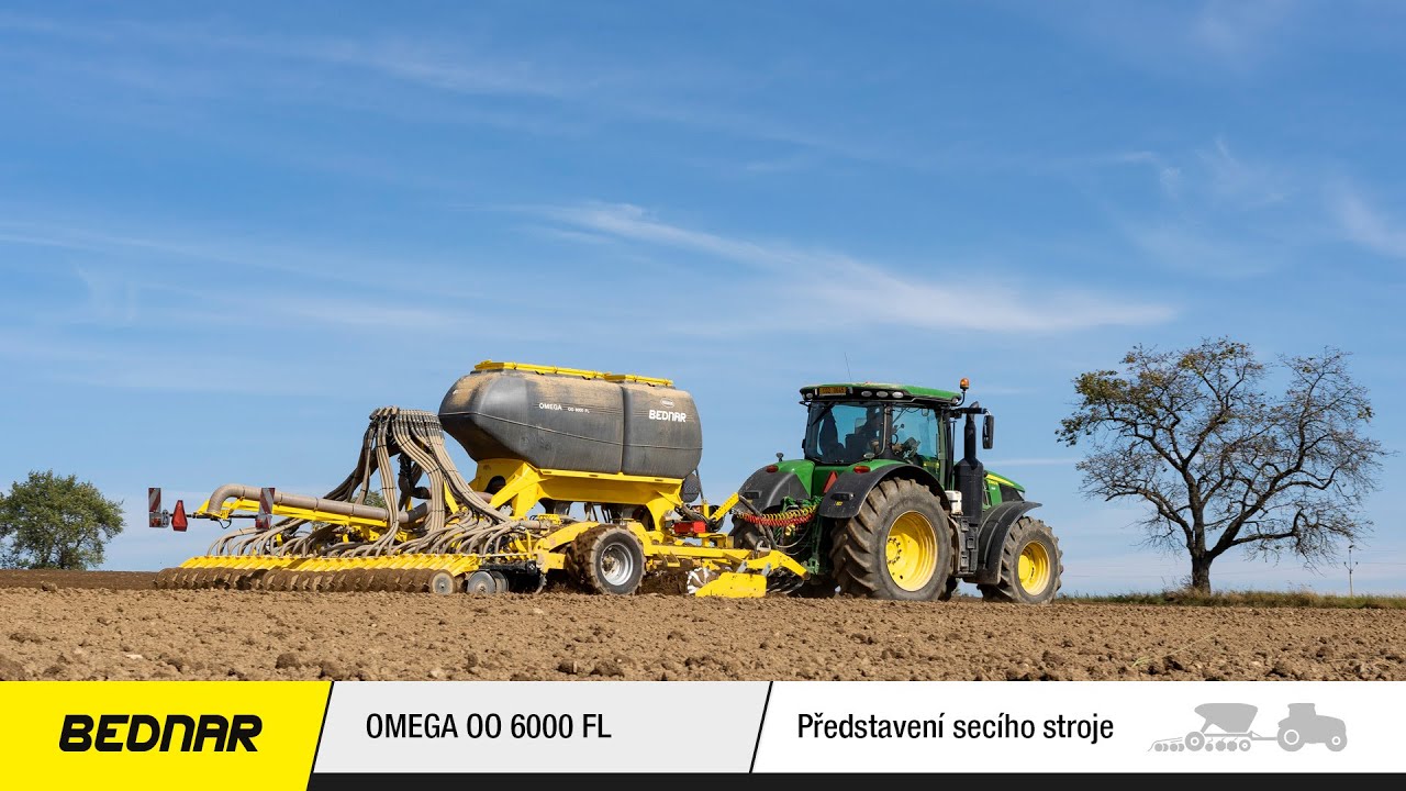 BEDNAR: Popis secího stroje OMEGA OO 6000 FL