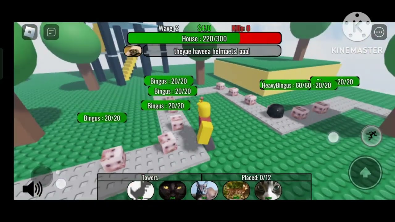 show casing: floppa golem