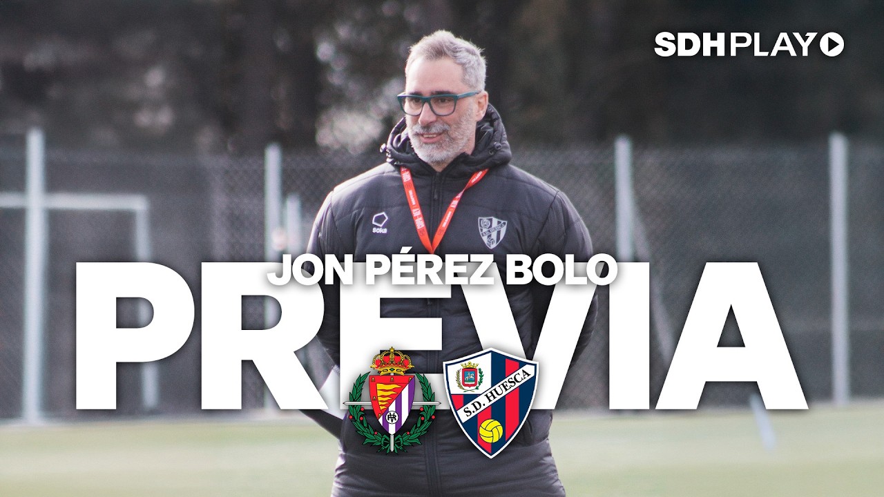 JON PÉREZ BOLO, antes del #RealValladolidHuesca: 