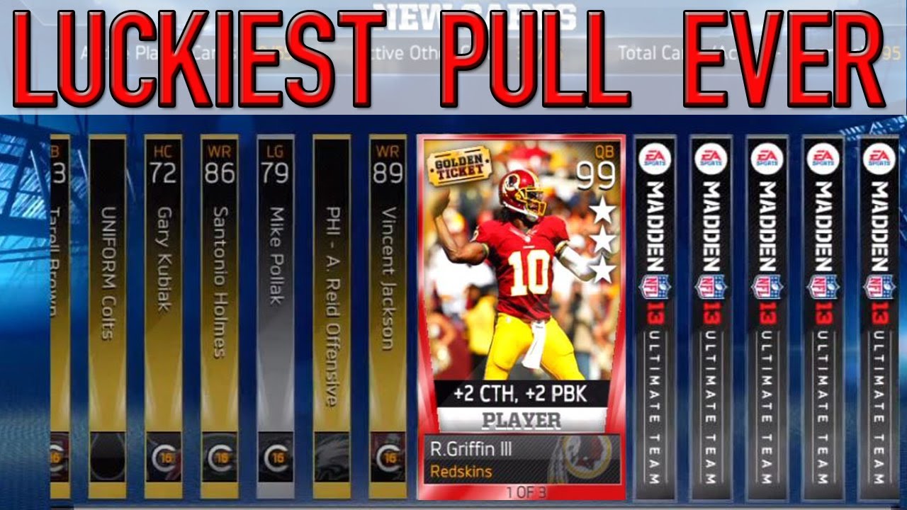 Madden 15 Off-Season Packs Pack Opening - Luckiest Pull Ever! -  Madden Ultimate Team 13