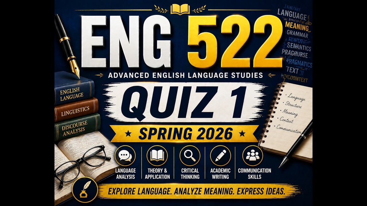 eng 522 quiz 1 solution spring 2026
