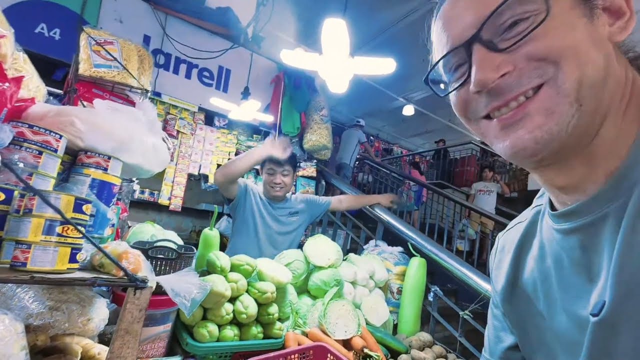Покупка продуктов на продуктовом рынке 🇵🇭 | Местная жизнь на Филиппинах