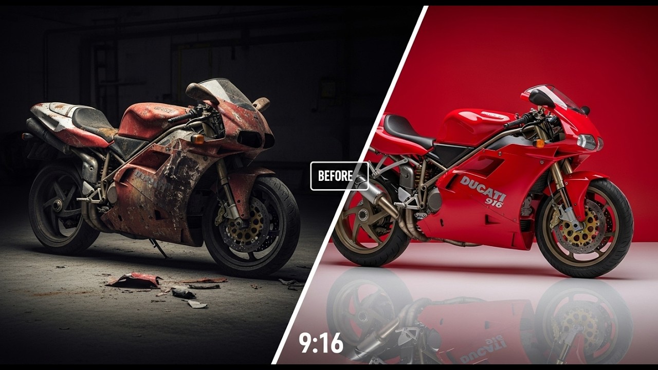 Legendary Ducati 916 (1998) FULL Restoration | Red Superbike Revival