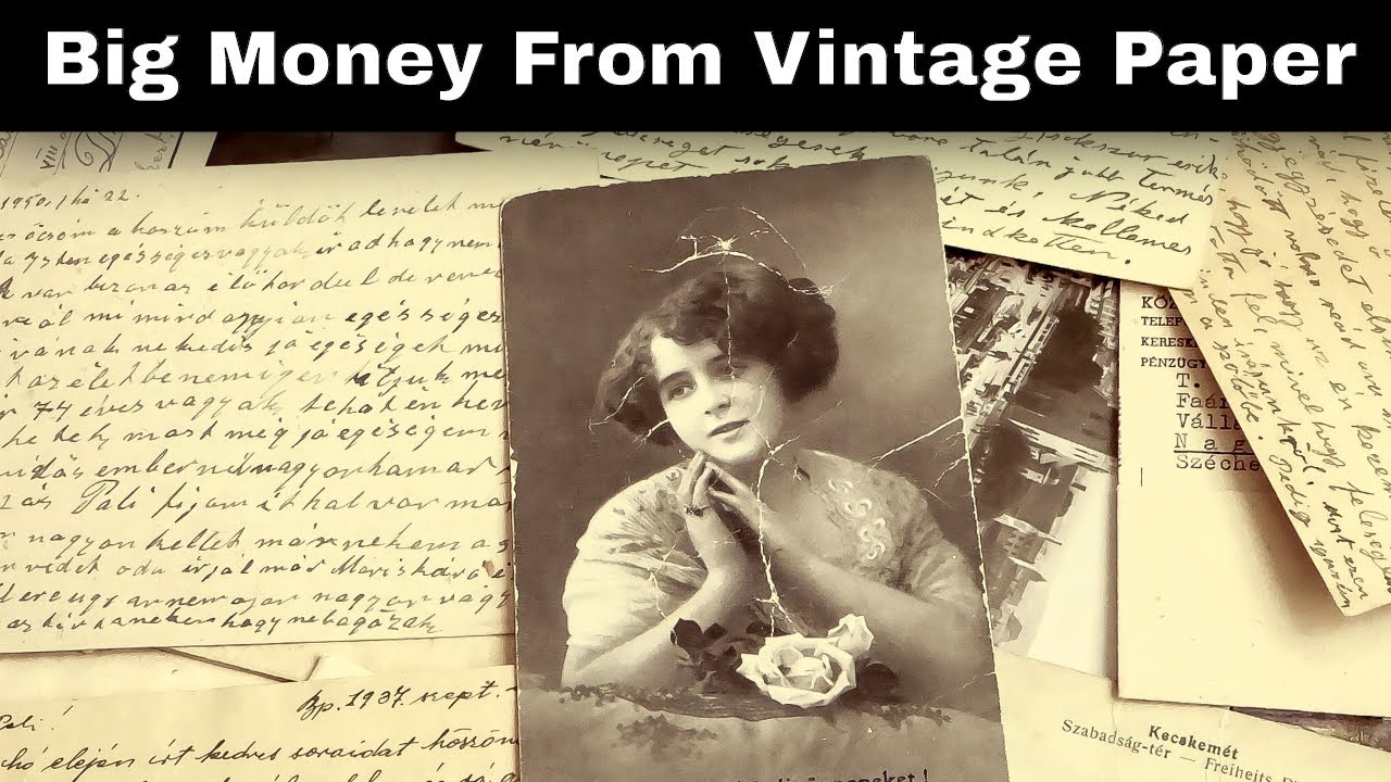 Vintage Paper That Sells For Big Money