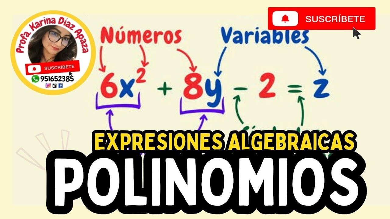 Polinomios/Expresiones algebraicas #matematicas #maths #polinomios #matematika #maths #curiosidades