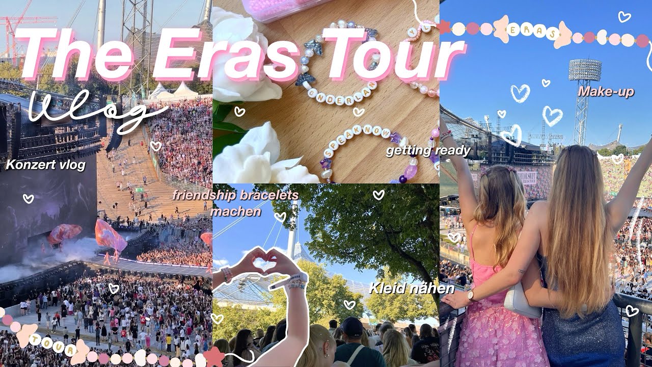 The Eras Tour Vlog | Outfit selbst machen, friendship bracelets, getting ready, Konzertvlog & mehr🎀