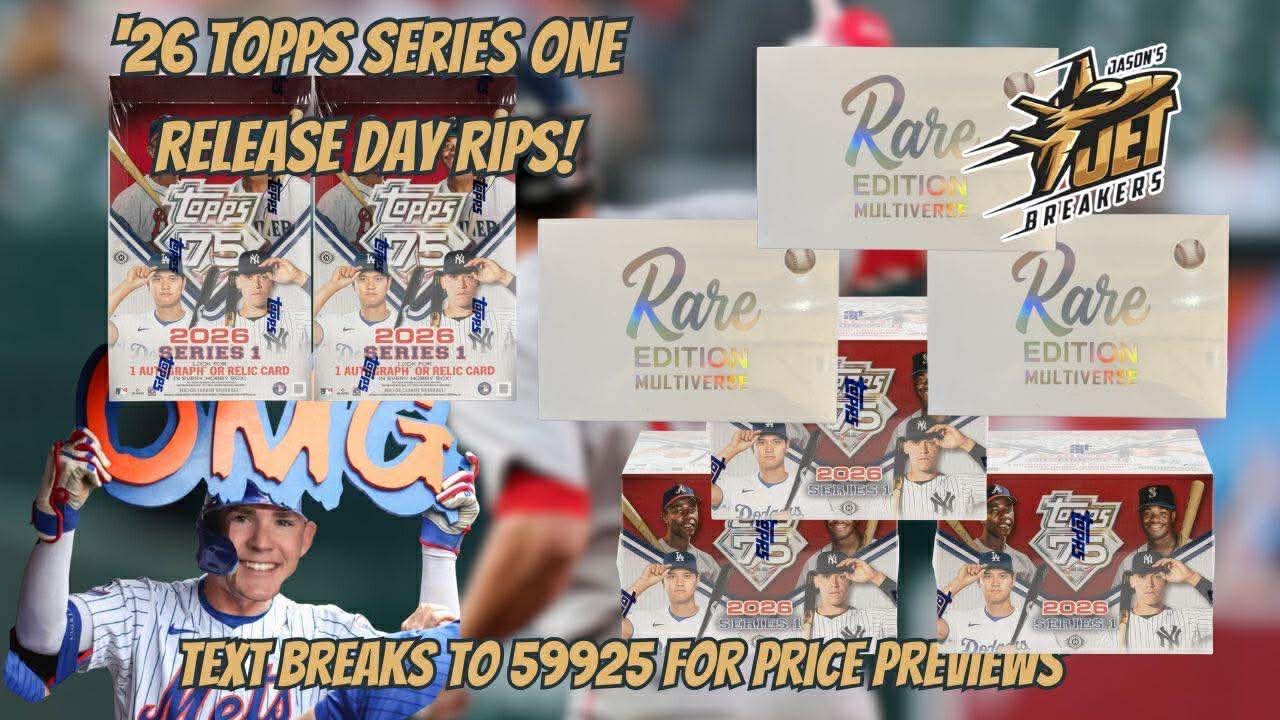 '26 Topps Series One RELEASE DAY Jumbos and Hobby!
