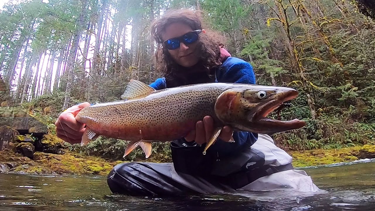 GIANT Searun Cutthroat Fly Fishing!