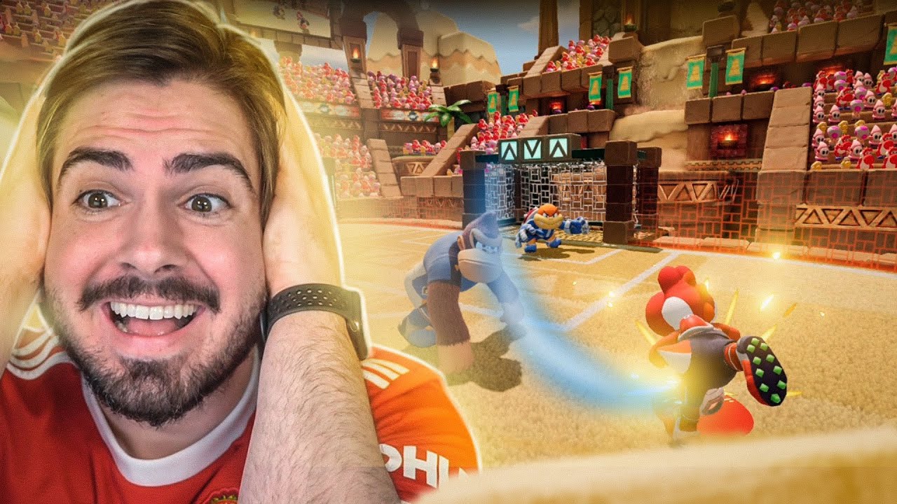 JOGUEI O FIFA DO MARIO! É MELHOR QUE O FIFA 22!?