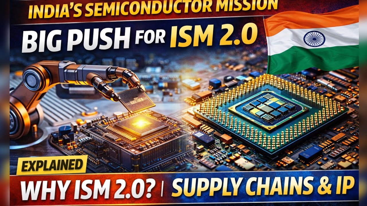 India Semiconductor Mission 2.0 Explained | ₹1000 Cr Allocation | GS 3 Indigenization #upsc2026 