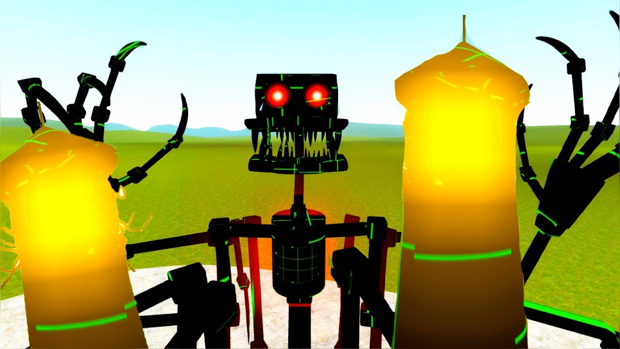 NEON PROTOTYPE MONSTER EXE vs NEON LIGHTHOUSE MONSTER EXE In Garry's Mod