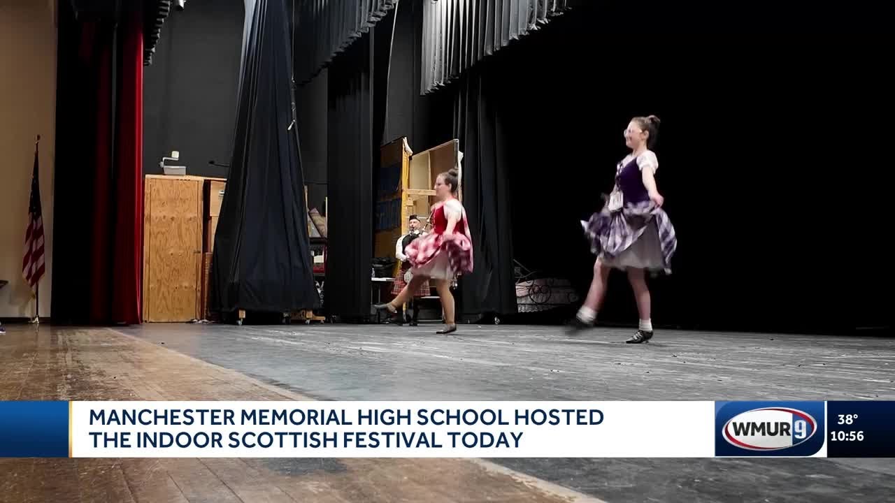 Manchester memorial high school hosted the indoor Scottish festival today