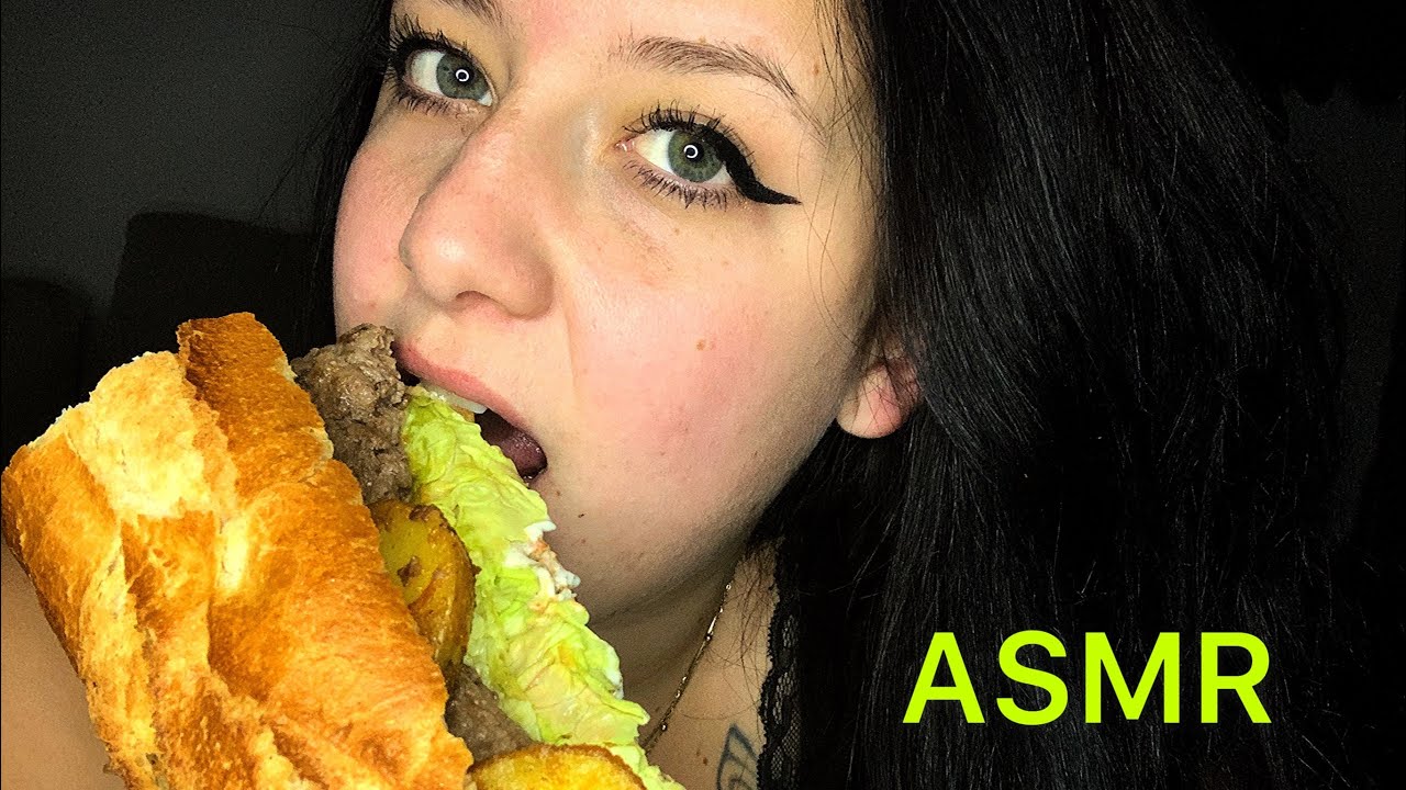 ASMR FR - Dégustation sandwich américain 🥖