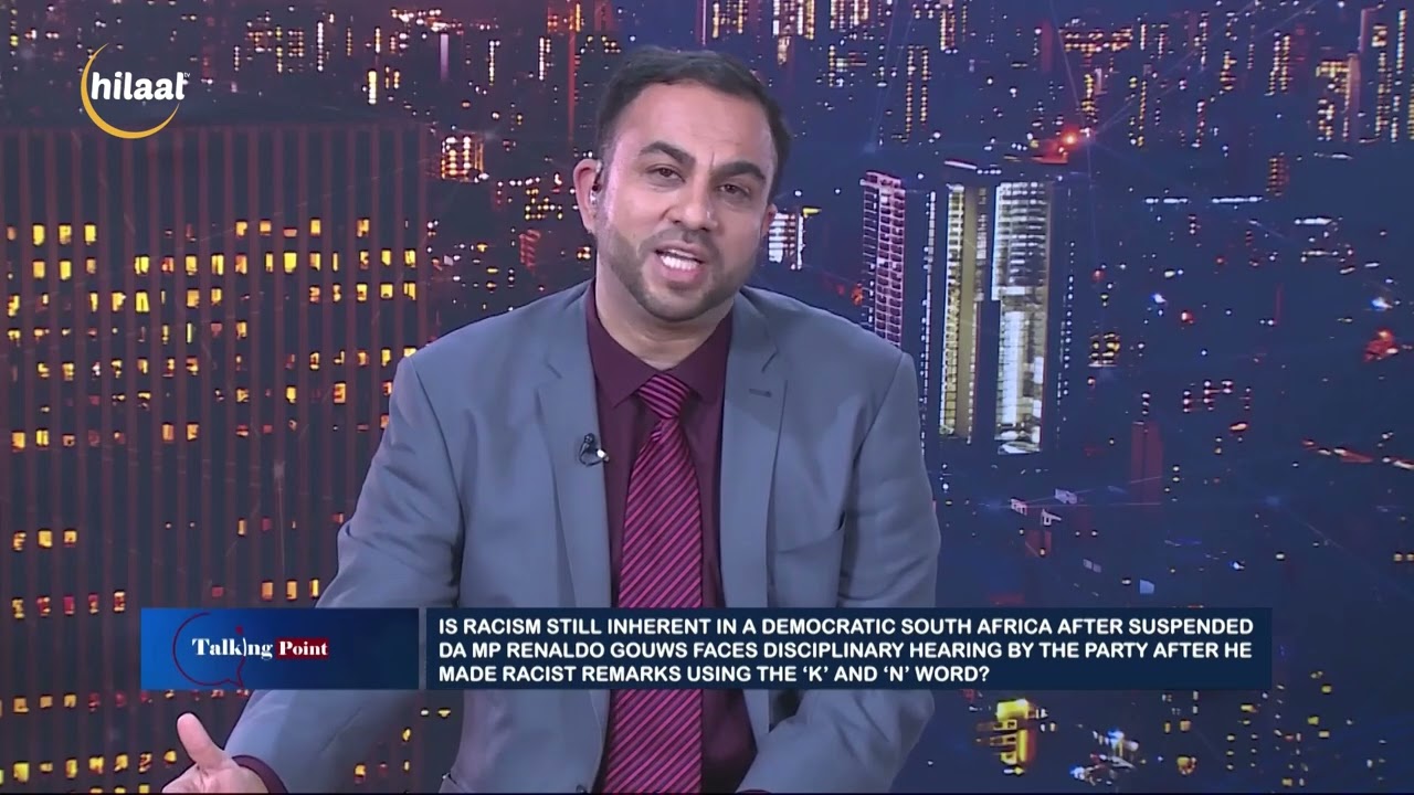 Discussing the racist comments of suspended DA MP Gouws