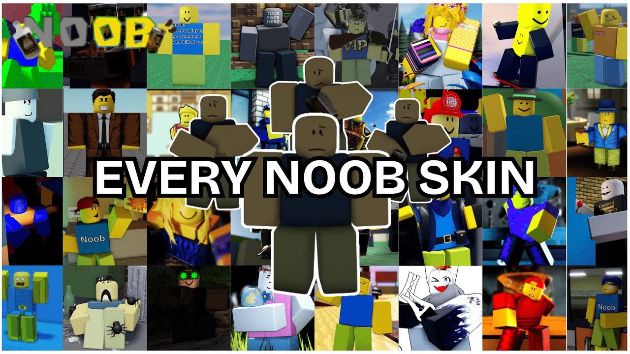 Surviving with EVERY Noob Skin! | Roblox Forsaken