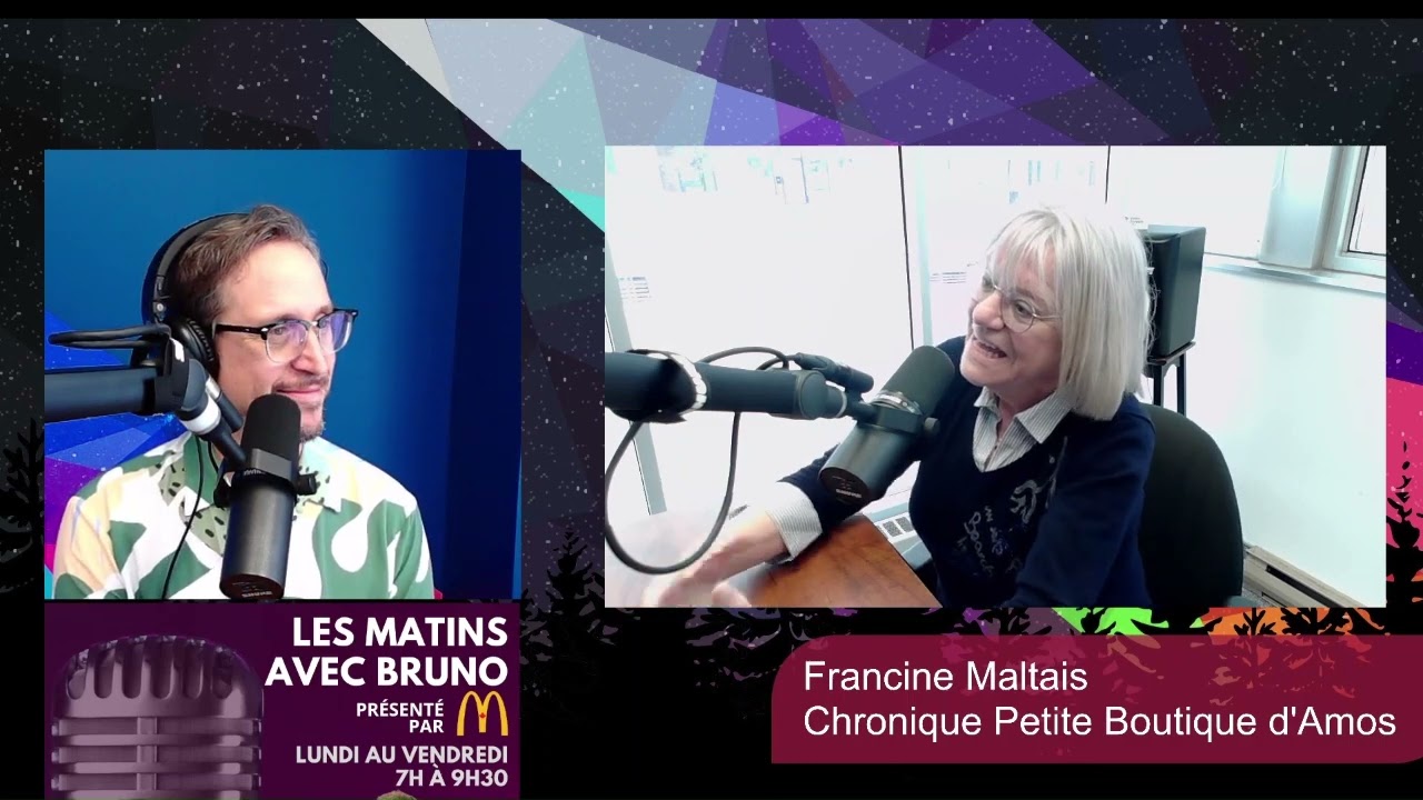 Chronique La Petite Boutique d'Amos avec Francine Maltais
