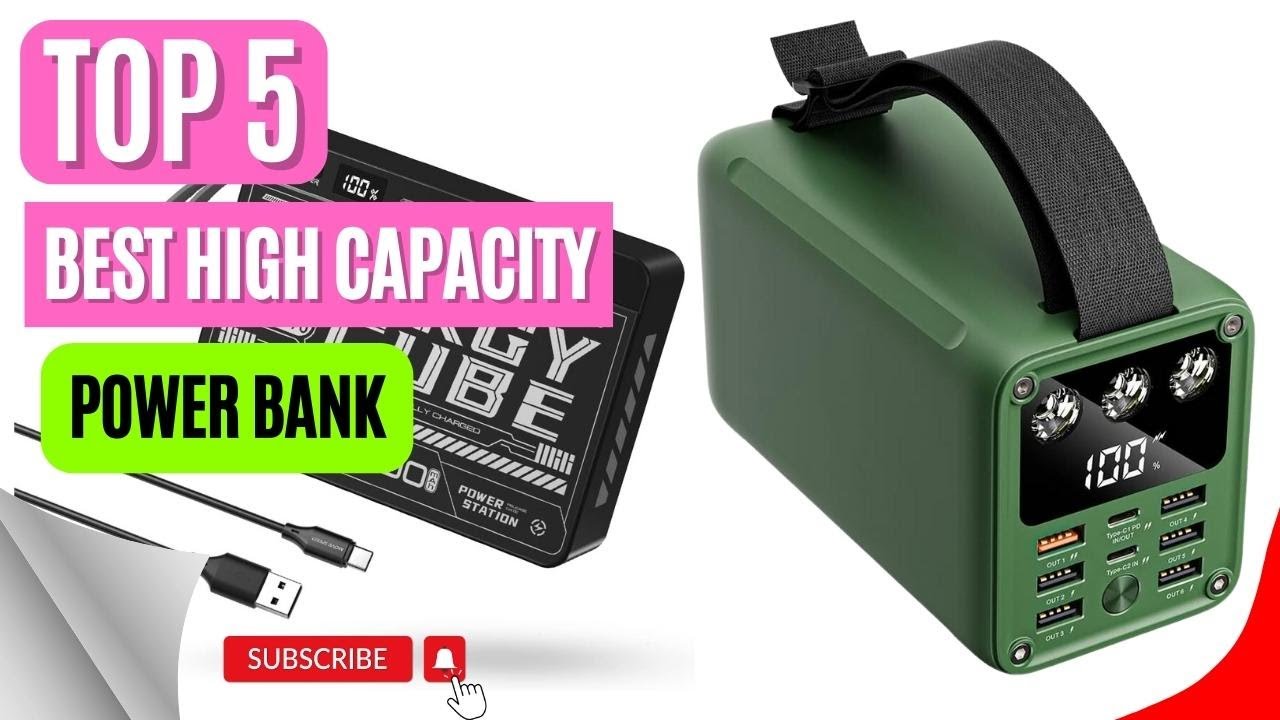 Top 5 Best High Capacity Power Bank || Large Capacity Power Bank 2024
