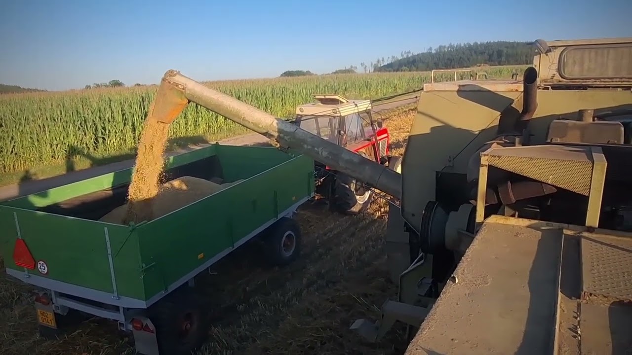 Žně 2025 - Fortschritt E514, Zetor 8011, Zetor 10540, Kubota M5111