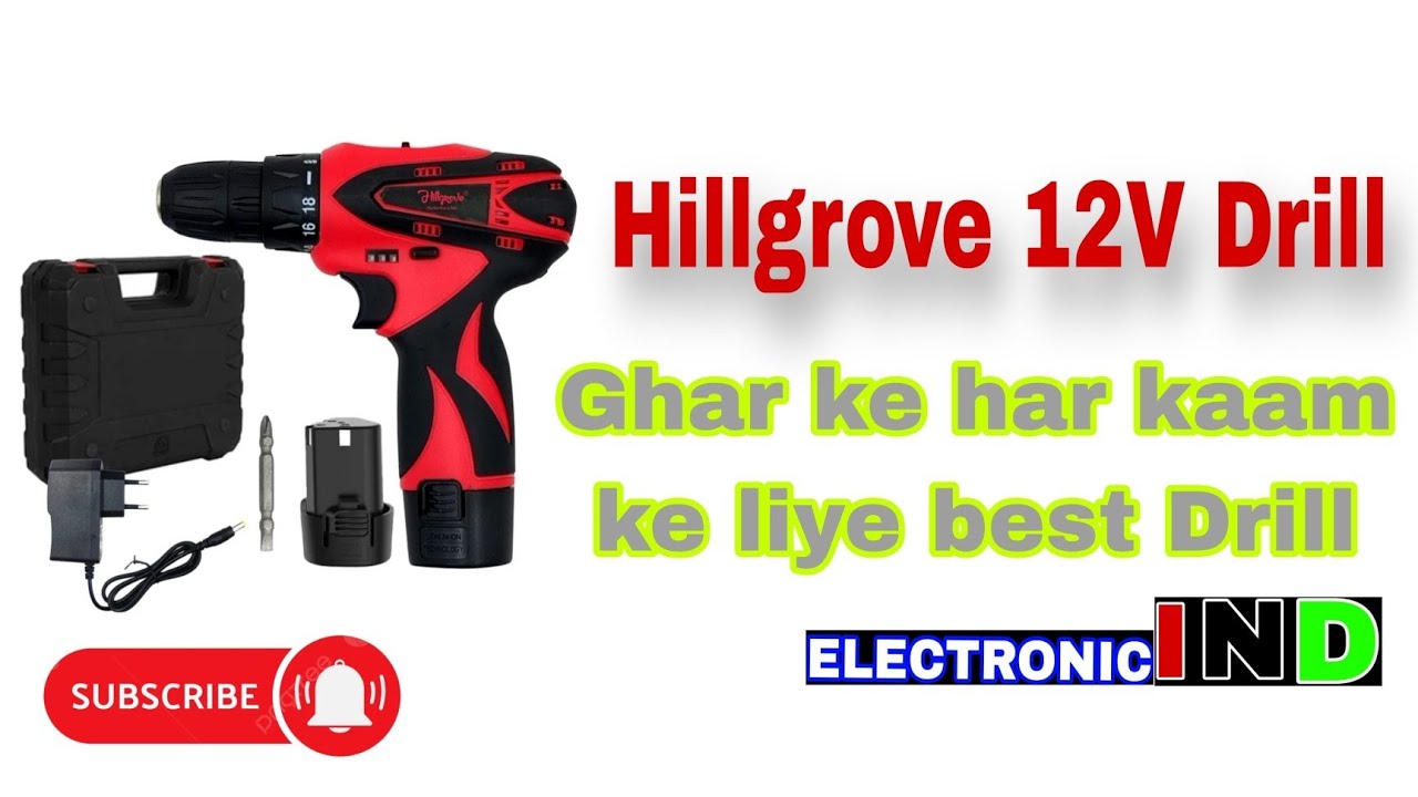 12V Cordless Drill Machine Review & Unboxing | Best Drill for Home Use 